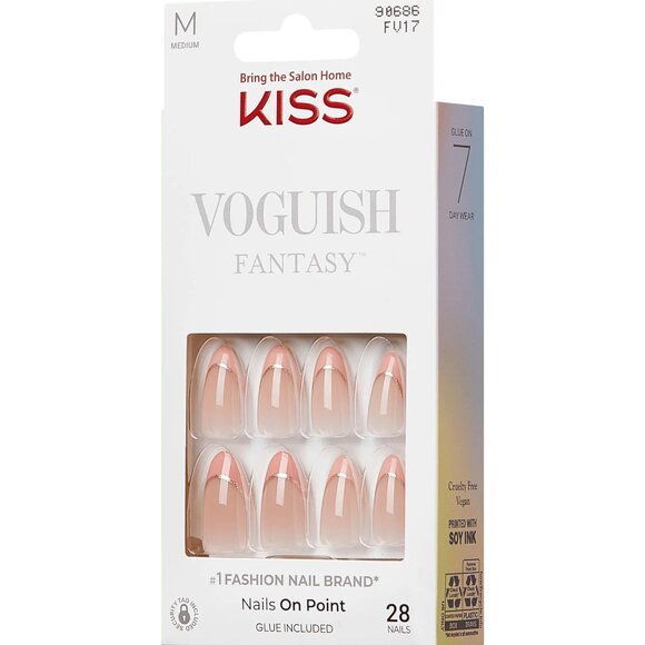 KISS Voguish Fantasy Medium Length Nails - Éclatant - Picture 1 of 4